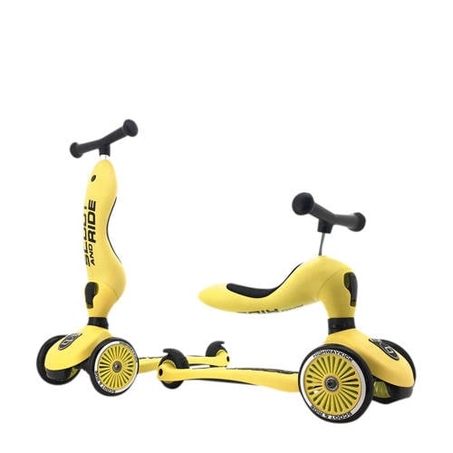 Scoot & Ride step Highwaykick 1- Lemon Loopfiets Geel