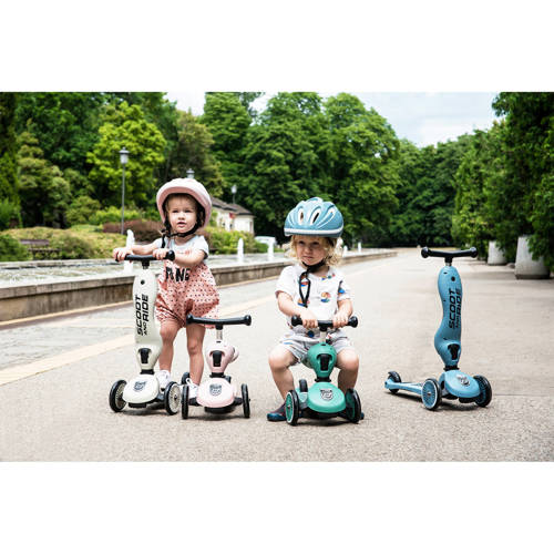 Scoot & Ride Highwaykick 1 Steel Loopfiets Blauw