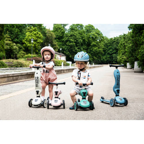 Scoot & Ride Highwaykick 1 Ash Loopfiets Grijs | Loopfiets van