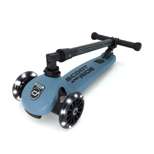 Scoot & Ride step Highwaykick 3 - Steel Blauw | Step van Scoot & Ride