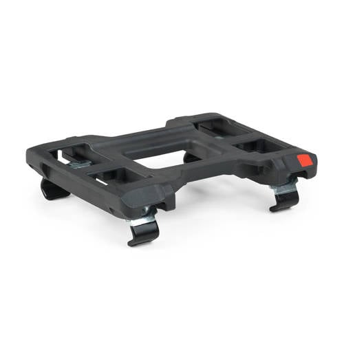 Urban Iki fietsstoeltje + frame montagebeugel Bincho Black brown Fietsstoeltje achter Zwart