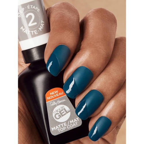 Sally Hansen Miracle Gel Top Coat nagellak 102 Matte Transparant