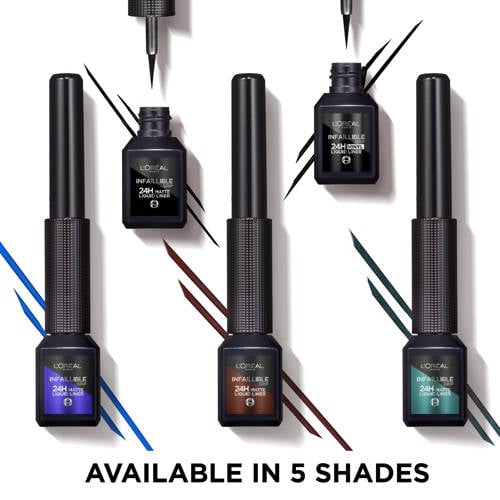 L'Oréal Paris Matte Signature Eyeliner 04 Emeraude Groen