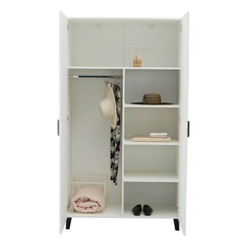 NOUS Living kledingkast Silk Wit | Kledingkast van