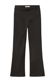 thumbnail: Zwarte meisjes NAME IT KIDS high waist flared broek van viscose met elastische tailleband