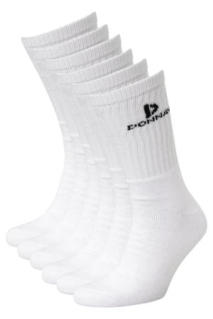 sportsokken - wit (set van 6)