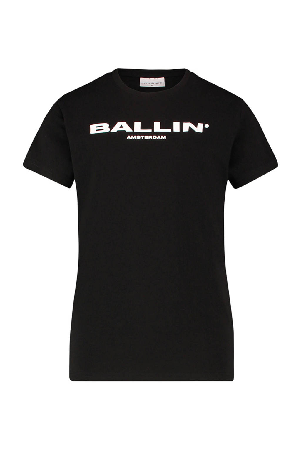 Aandringen Incarijk Verschuiving Ballin unisex T-shirt met tekst zwart/wit | kleertjes.com