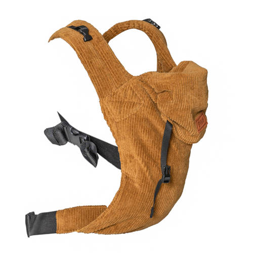ByKay Click Carrier classic draagzak Rib Velvet Mustard Brown Geel