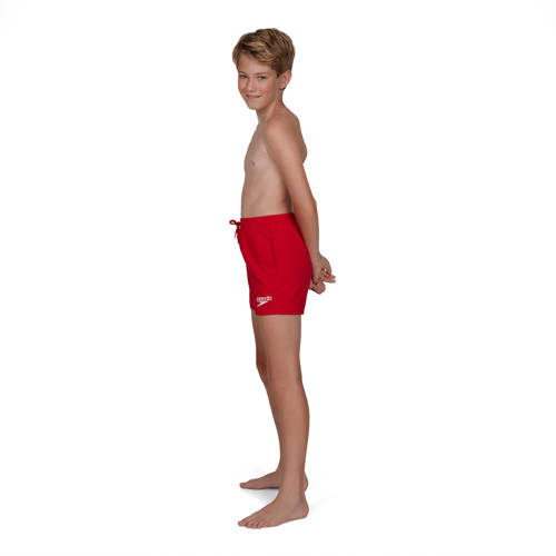 Speedo zwemshort Essential rood Jongens Nylon Effen