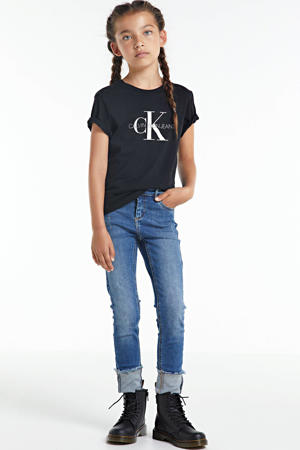 T-shirt van katoen zwart