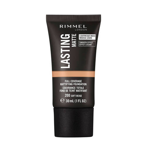 Rimmel London Lasting Matte Foundation Soft Beige 200