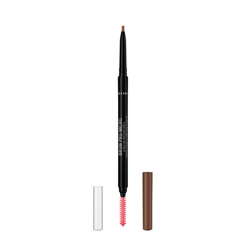 Rimmel London Brow Pro Micro wenkbrauwpotlood - 002 Soft Brown Bruin afbeelding