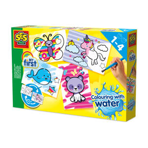 Kleuren met water - Fantasie dieren