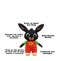 thumbnail: Bing pratende bing knuffel 30 cm