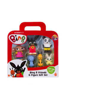 Koffer met 6 speelfiguren