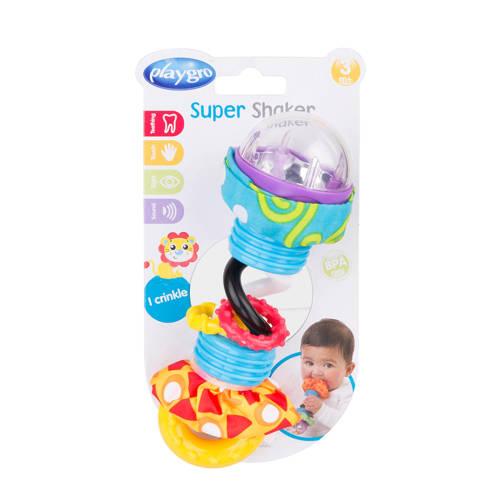 PLAYGRO Super Shaker Rammelaar Multi | Rammelaar van