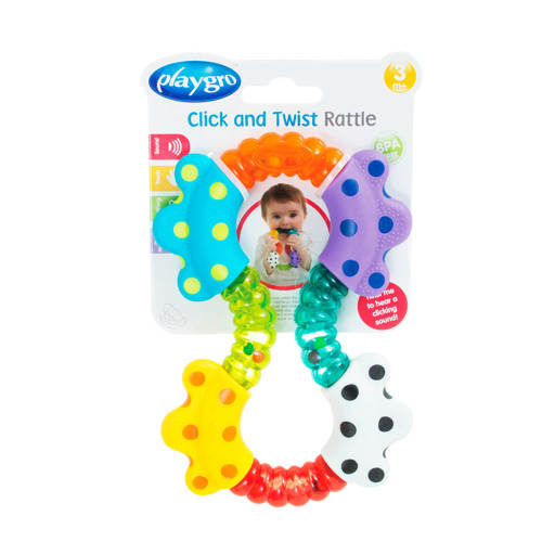 PLAYGRO klik en draai rammelaar Multi | Rammelaar van