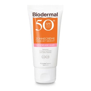 Gevoelige Huid zonnecrème gezicht SPF50+ - 50 ml
