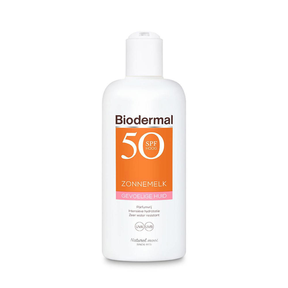 Biodermal Gevoelige Huid zonnemelk SPF50 - 200 ml