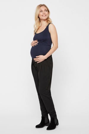 high waist broek MLLIF zwart