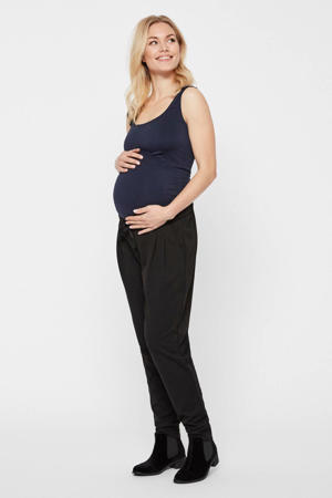 high waist broek MLLIF zwart