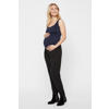 MAMALICIOUS high waist broek MLLIF zwart