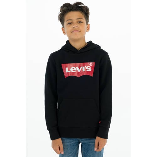 Levi's Kids hoodie met logo zwart Sweater Logo