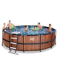 thumbnail: Exit Toys  EXIT Wood zwembad met filterpomp