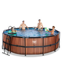 thumbnail: Exit Toys  EXIT Wood zwembad met filterpomp