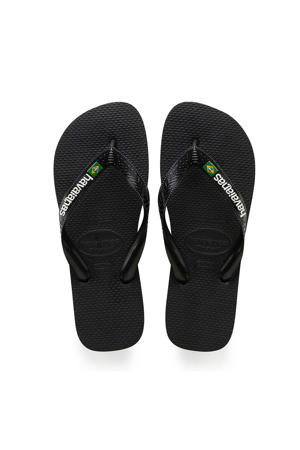 Brasil Logo  teenslippers zwart