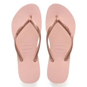 teenslippers roségoud