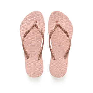  teenslippers roségoud