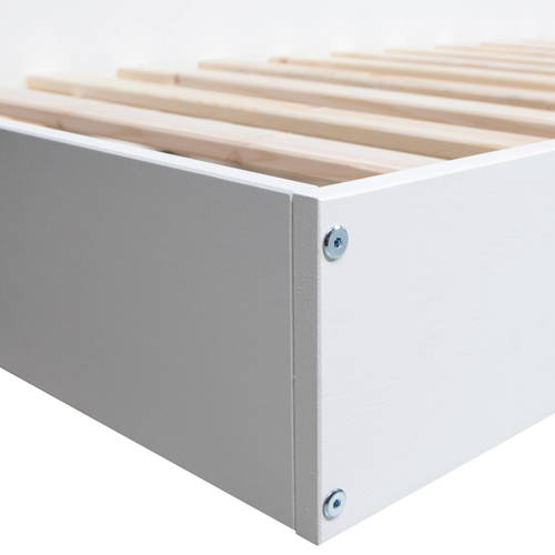 WOOOD hoekbed Connect (90x200 cm) Wit | Bed van WOOOD