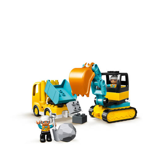 Lego Duplo Truck & Tracked Excavator 10931 Bouwset