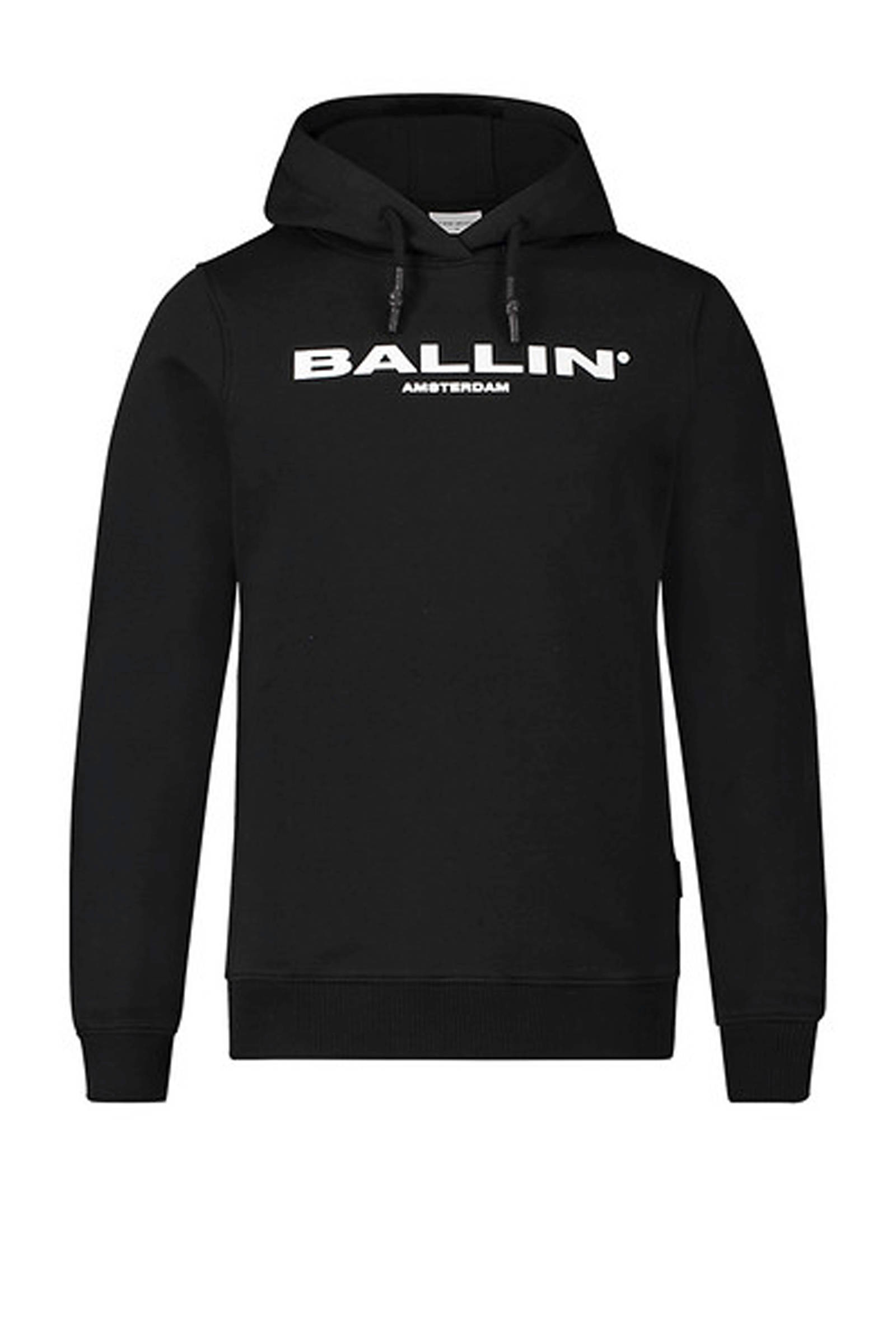 Ballin unisex hoodie met logo zwart kleertjes