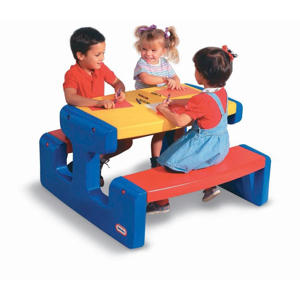  Grote picknicktafel blauw
