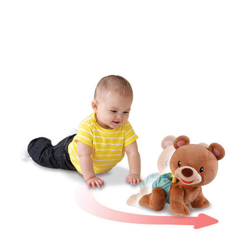 Vtech Baby kruip & leer babybeer interactieve knuffel Bruin