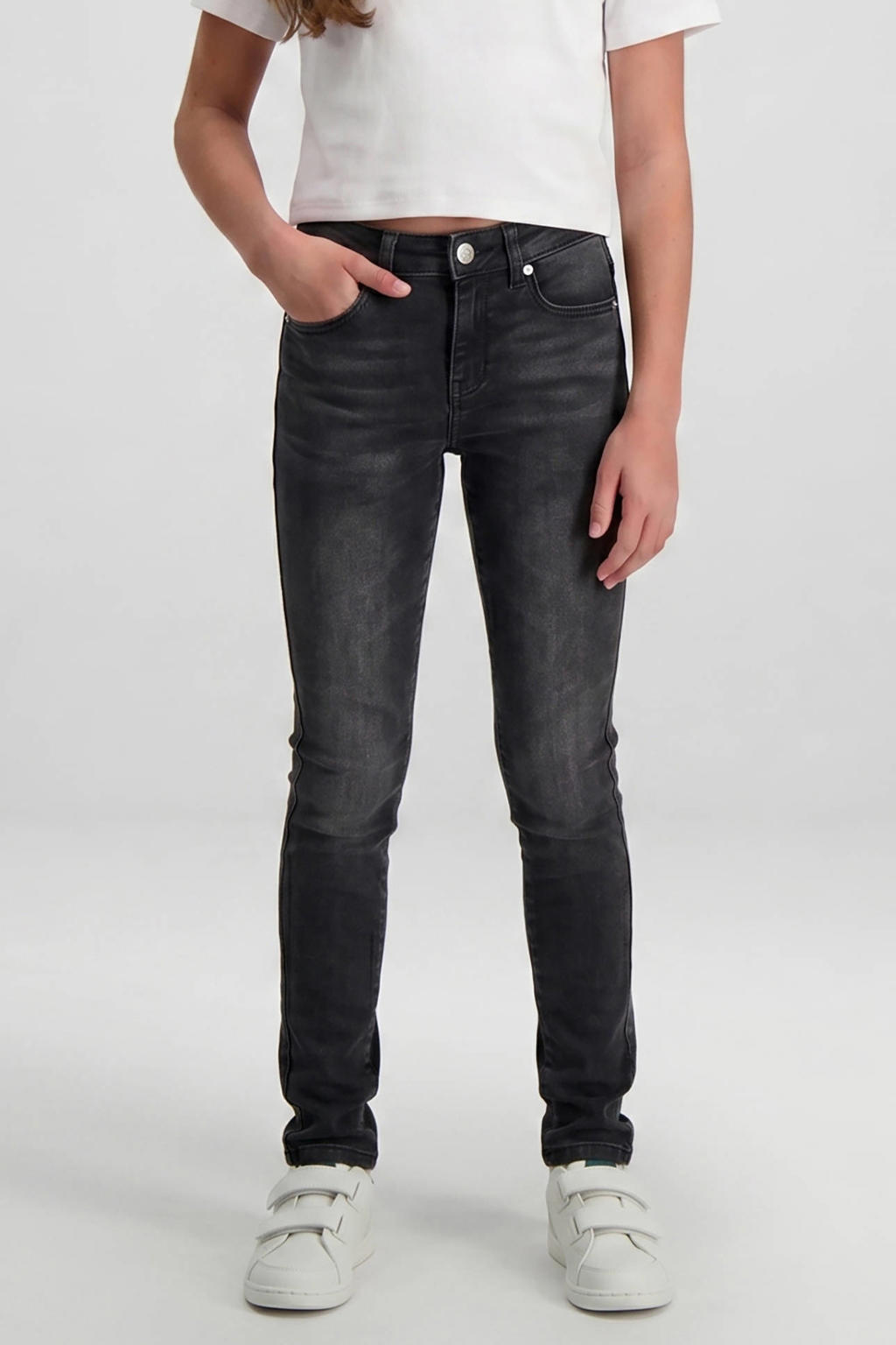 Cars high waist skinny jeans Ophelia mid grey