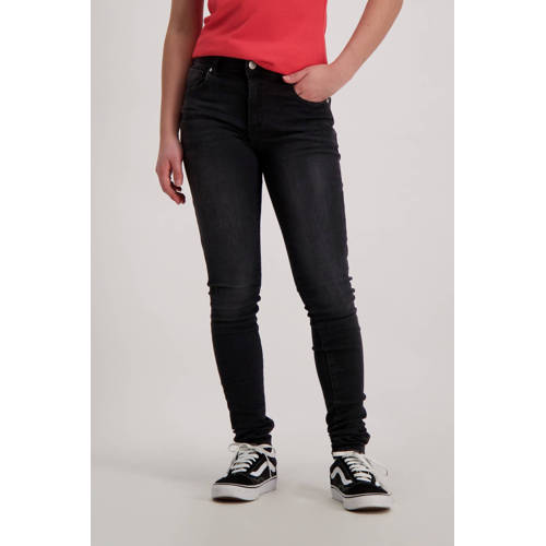 Cars high waist skinny jeans Ophelia black used Zwart Meisjes Stretchdenim 