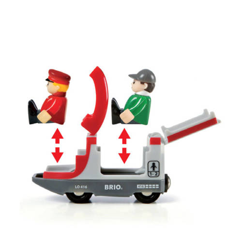 BRIO houten Rode passagierstrein 33505 Speelgoedtrein