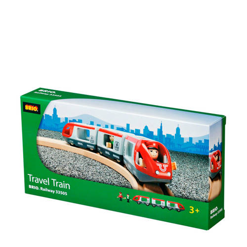 BRIO houten Rode passagierstrein 33505 Speelgoedtrein