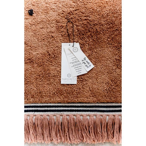 Tapis Petit kindervloerkleed Semmie (170x120 cm) Bruin Stip