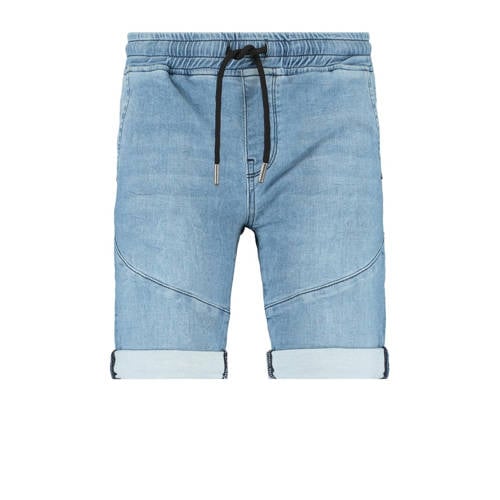 CoolCat Junior jeans bermuda Nobe light denim Denim short Blauw Jongens Stretchdenim