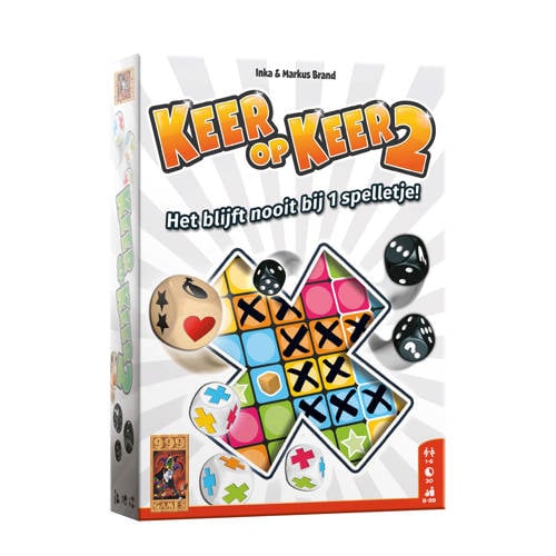 999 Games Keer op Keer 2 Dobbelspel | Dobbelspel van 999 Games