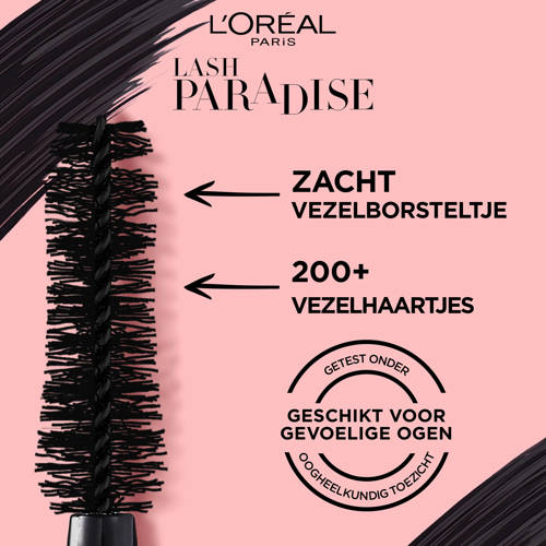 L'Oréal Paris Lash Paradise mascara 02 Intense Black Zwart