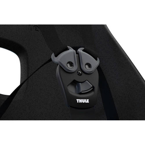 Thule Yepp Nexxt Maxi fietsstoeltje achter blauw