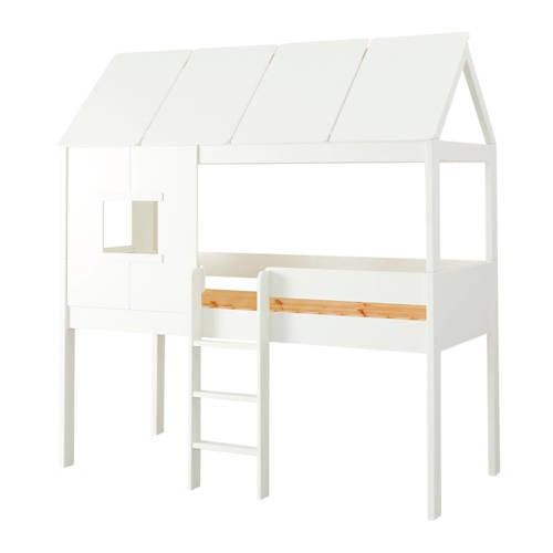 NOUS Living hoogslaper Finn high (90x200 cm) Bed Wit