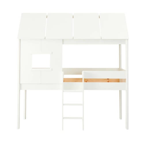NOUS Living hoogslaper Finn high (90x200 cm) Bed Wit