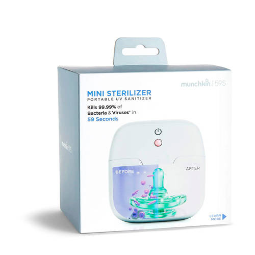 Munchkin mini sterilizer box Sterilisator Wit | Sterilisator van
