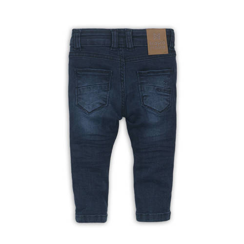 Koko Noko baby regular fit jeans dark denim Blauw Jongens Stretchdenim 56